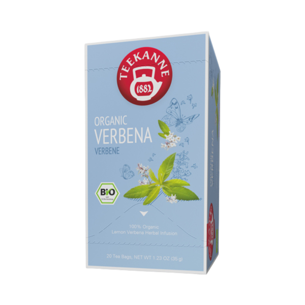 Teekanne BIO Organic Verbena Verbene, Bio Kraeutertee, Teebeutel im Kuvert, 2. Entnahmefach displaytauglich, 35g